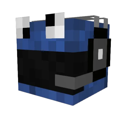 notu420 Minecraft avatar head, 3D render