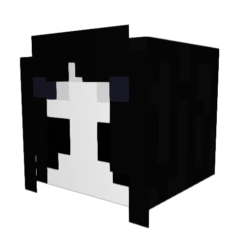 notyou_official Minecraft avatar head, 3D render