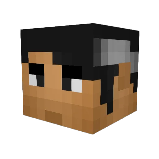 notzoso Minecraft avatar head, 3D render