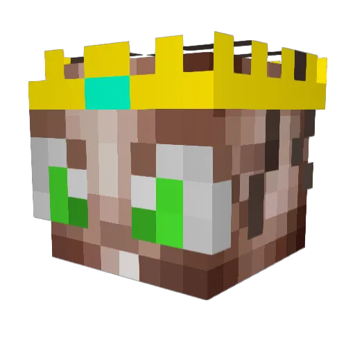noudboyyy Minecraft avatar head, 3D render