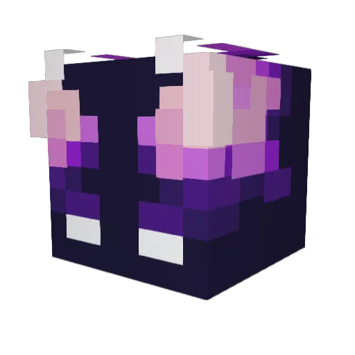 nouhaha Minecraft avatar head, 3D render