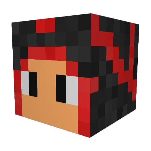 nounours02 Minecraft avatar head, 3D render