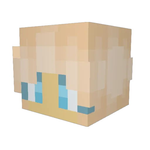 nourmoheb Minecraft avatar head, 3D render