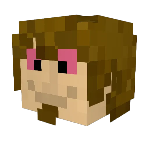 nova1121420 Minecraft avatar head, 3D render