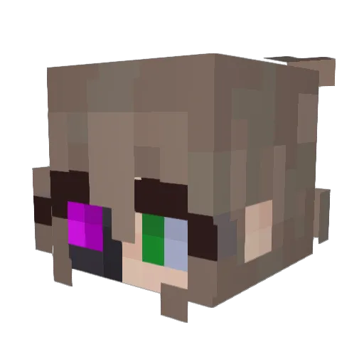 nova924 Minecraft avatar head, 3D render
