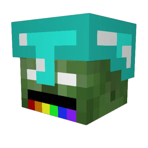 novacek9 Minecraft avatar head, 3D render