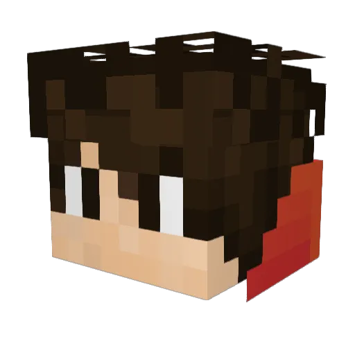 novadeer Minecraft avatar head, 3D render