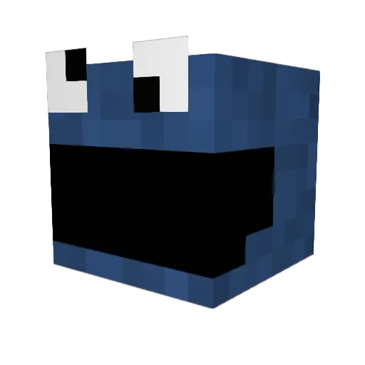 novastic Minecraft avatar head, 3D render