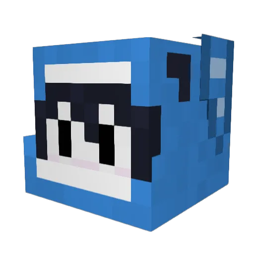 novavideogames Minecraft avatar head, 3D render