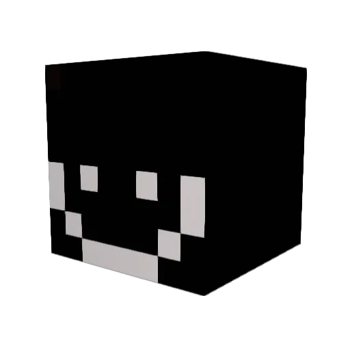 novonome Minecraft avatar head, 3D render