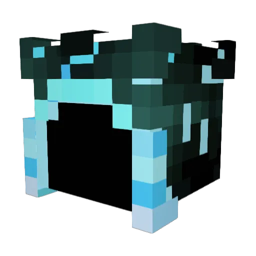 nowat Minecraft avatar head, 3D render