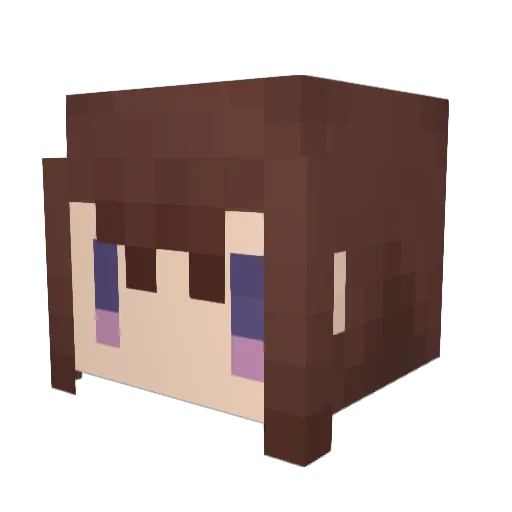 noway27 Minecraft avatar head, 3D render