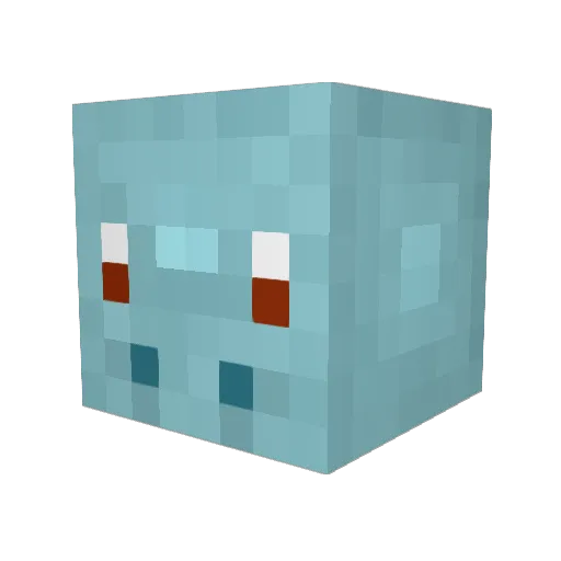 nowayback Minecraft avatar head, 3D render