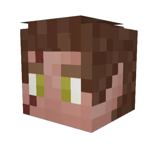 nowayjoze Minecraft avatar head, 3D render