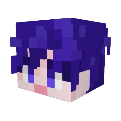 noweng Minecraft avatar head, 3D render