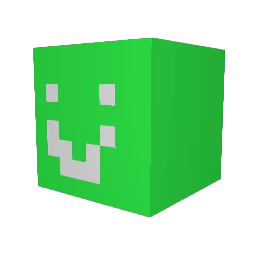 nowesss Minecraft avatar head, 3D render