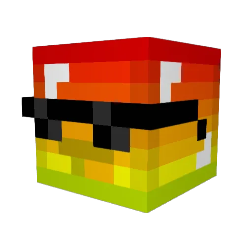nowheyjose Minecraft avatar head, 3D render