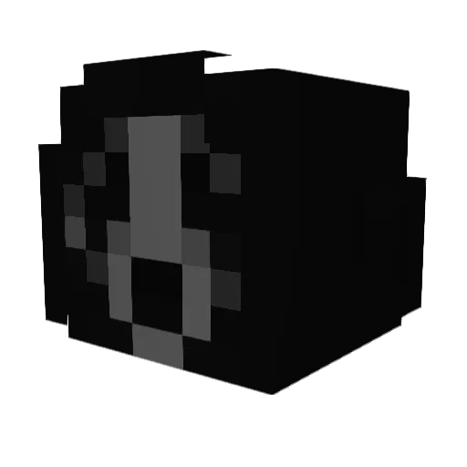 nowmercy Minecraft avatar head, 3D render