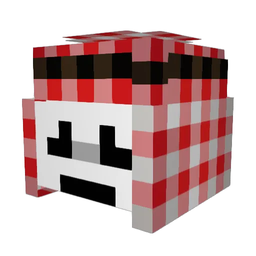 nox1222 Minecraft avatar head, 3D render