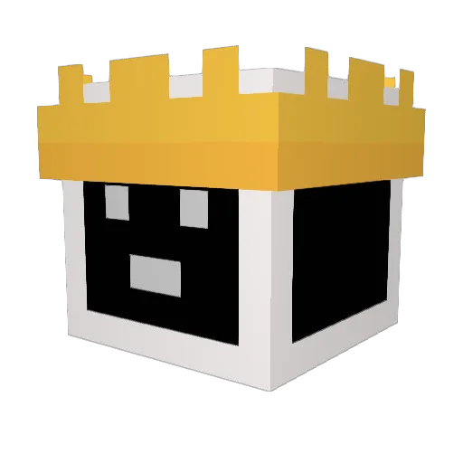 noxiga Minecraft avatar head, 3D render