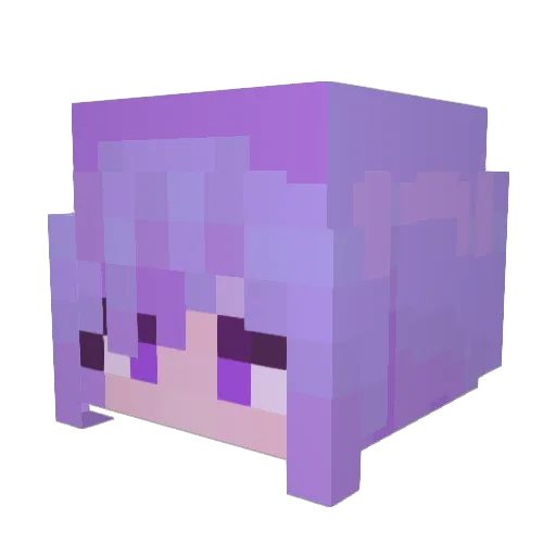 noxonz Minecraft avatar head, 3D render