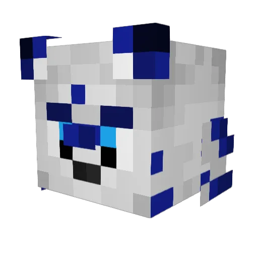 noxthefur13 Minecraft avatar head, 3D render