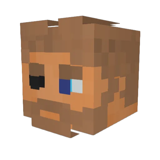 noxyy0 Minecraft avatar head, 3D render