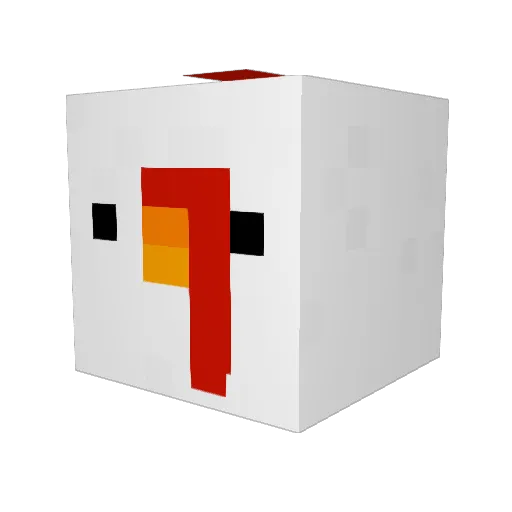 noyanking1 Minecraft avatar head, 3D render