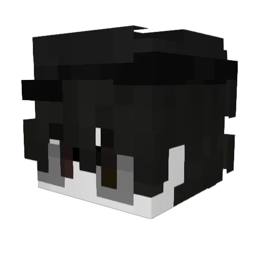 noyooh Minecraft avatar head, 3D render