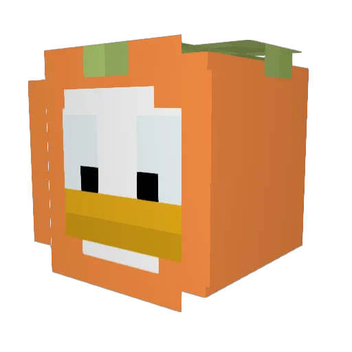 noyu364 Minecraft avatar head, 3D render