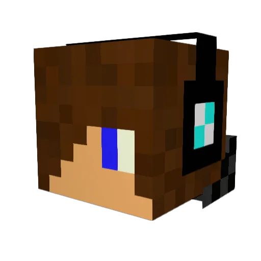 nozza2004 Minecraft avatar head, 3D render