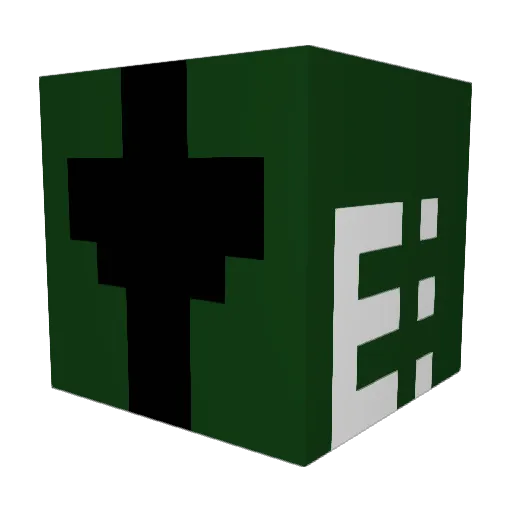 npa_8 Minecraft avatar head, 3D render