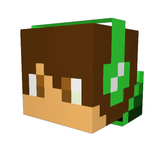 npbx15 Minecraft avatar head, 3D render