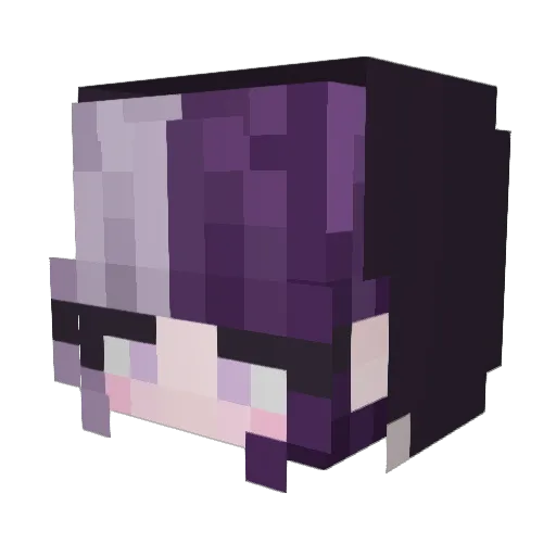 npio Minecraft avatar head, 3D render