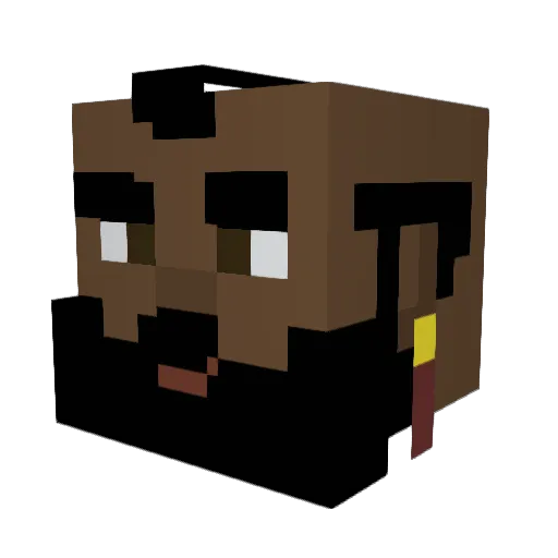 nptaylo Minecraft avatar head, 3D render