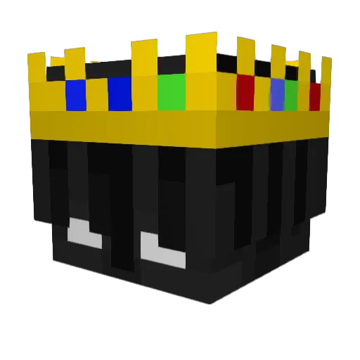 nqpt Minecraft avatar head, 3D render