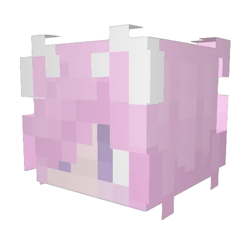 nqway Minecraft avatar head, 3D render