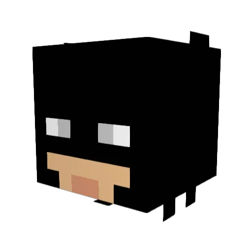 nrgur Minecraft avatar head, 3D render