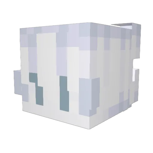 nrh Minecraft avatar head, 3D render