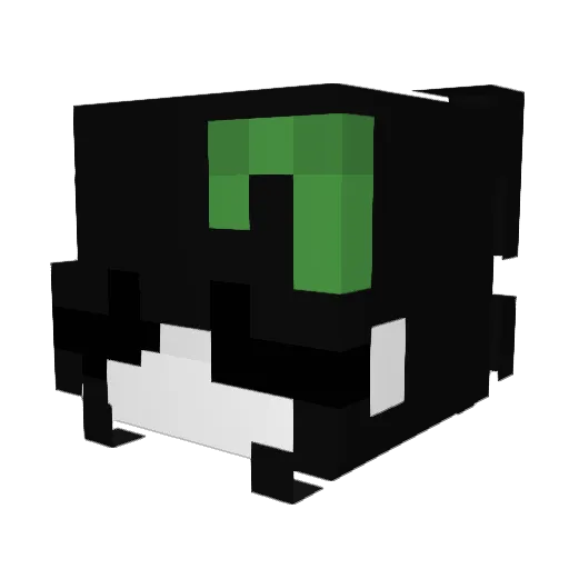 nrnr_777 Minecraft avatar head, 3D render