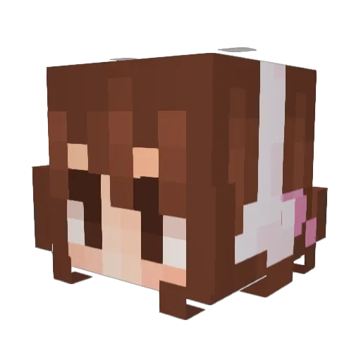 nrnsxb Minecraft avatar head, 3D render