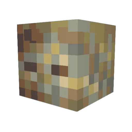 nroj95 Minecraft avatar head, 3D render