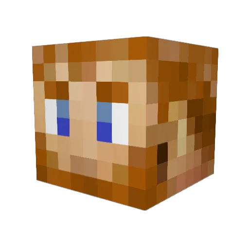 nschristie Minecraft avatar head, 3D render