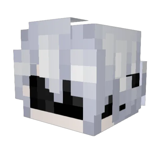 nsfwBishop3 Minecraft avatar head, 3D render