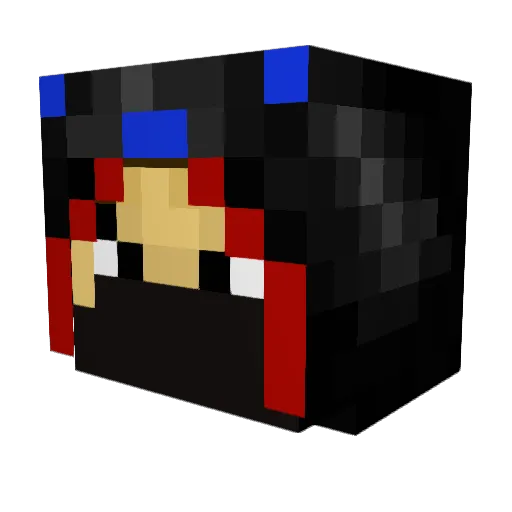 nshredder Minecraft avatar head, 3D render