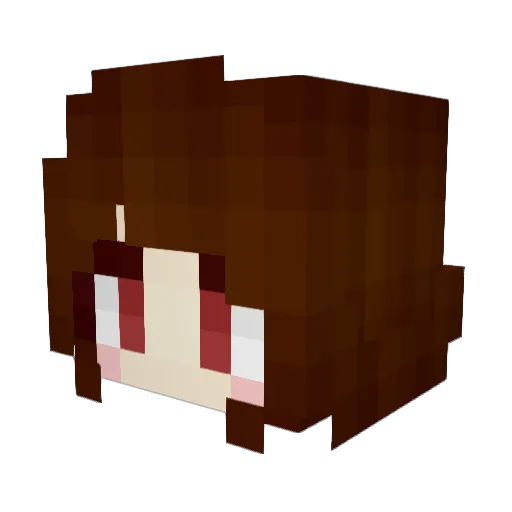 nsklobuchar Minecraft avatar head, 3D render