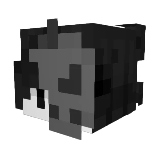 nskys Minecraft avatar head, 3D render