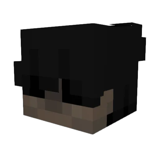 nsoh Minecraft avatar head, 3D render