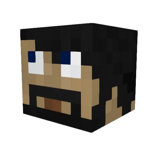 nstar23 Minecraft avatar head, 3D render