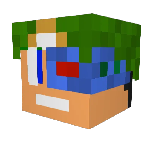 nsteele1983 Minecraft avatar head, 3D render